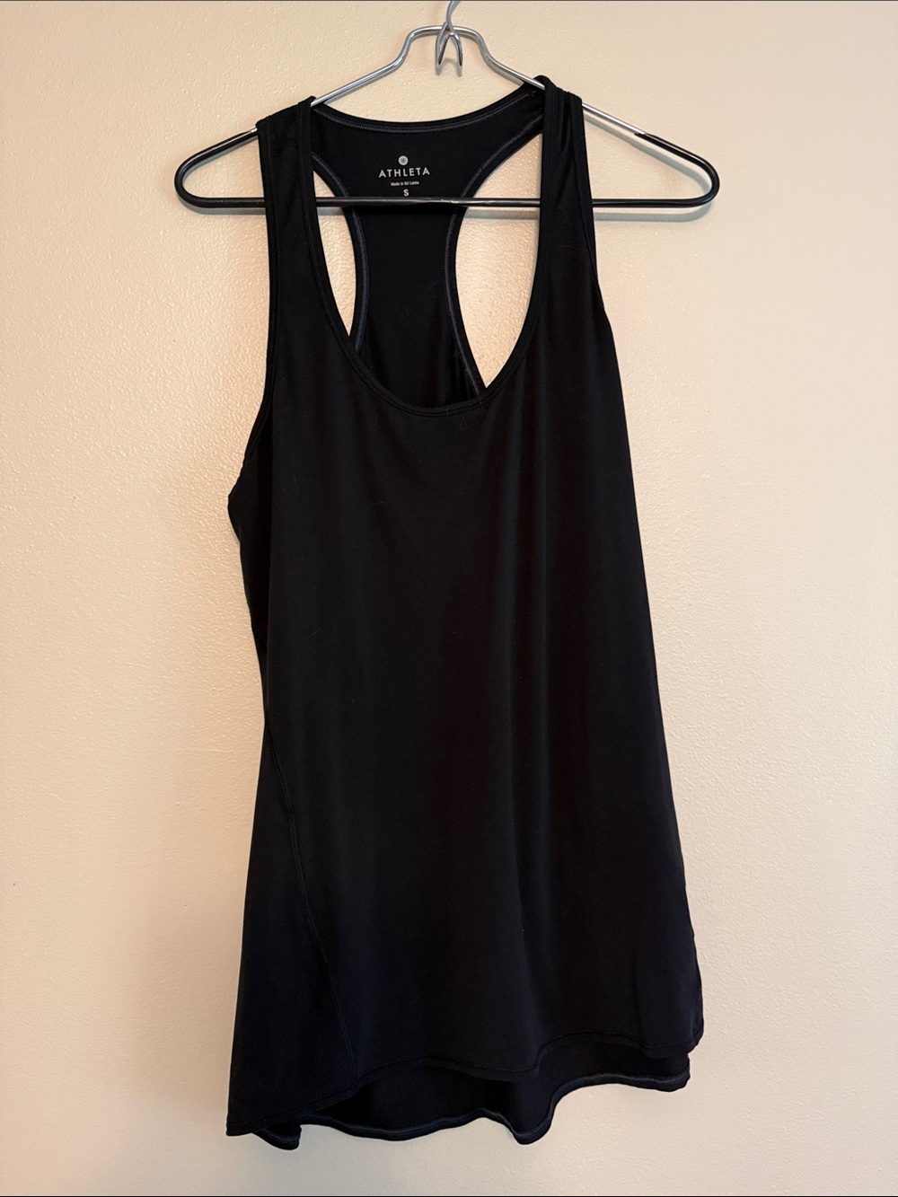 Athleta Black Racerback Performance Tank